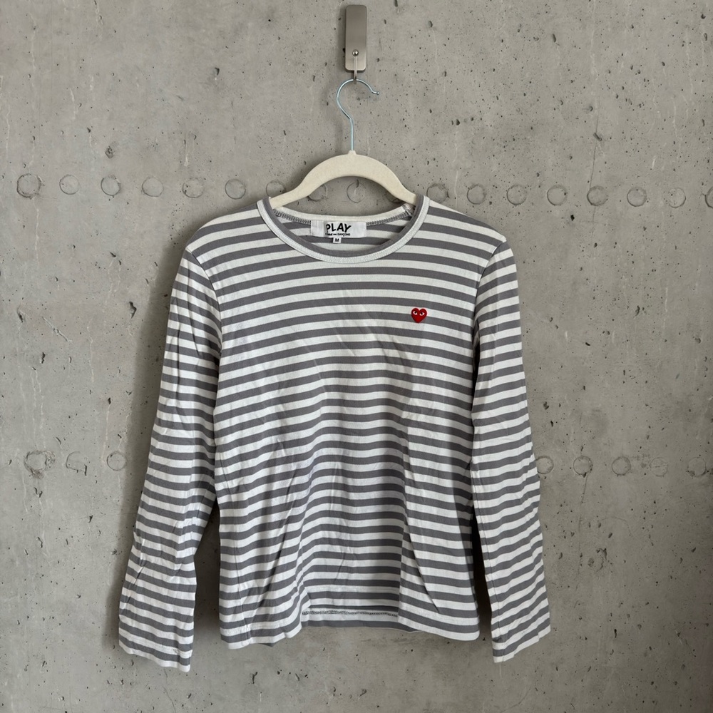CDG STRIPED LONG SLEEVE